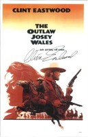 The Outlaw Movie Card 17 x 11" - Clint Eastwood F