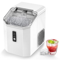 Nugget Ice Maker Countertop, Crushed Chewable Ice