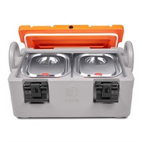 ICECON Insulated Food Pan Carrier with 2 Pans,22