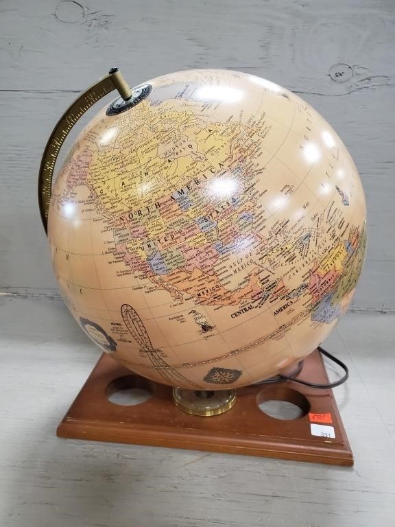 Crams Antique World Globe