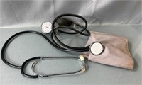Vintage Blood Pressure Cuff and Stethoscope