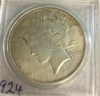 Fantastic US 1924 Peace Silver Dollar
