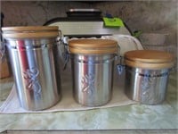 REALTREE CANISTER SET 3 PIECE ALUMINUM