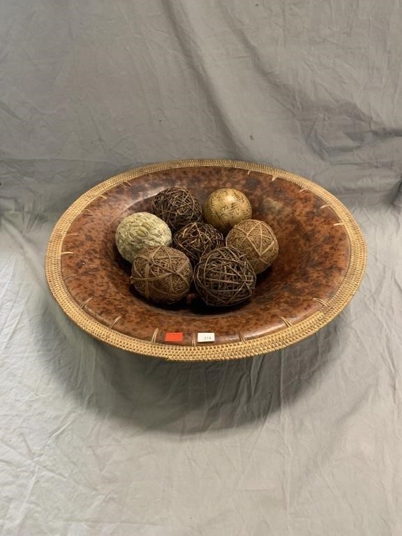 Decorative Bowl with Decor