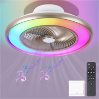 RGB LED Ceiling Fan with Lights