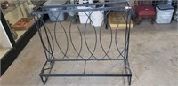 (1) Wrought Iron Plant Stand (37"×16.5"×30")