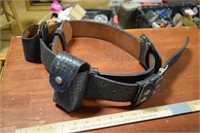 Leather Police Belt