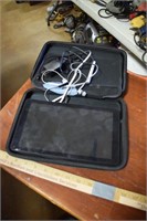 Tablet w/ Case, Charger, Earbuds