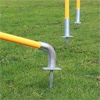 ZAQYCM Turf Agility Training Poles for Soccer/Foo