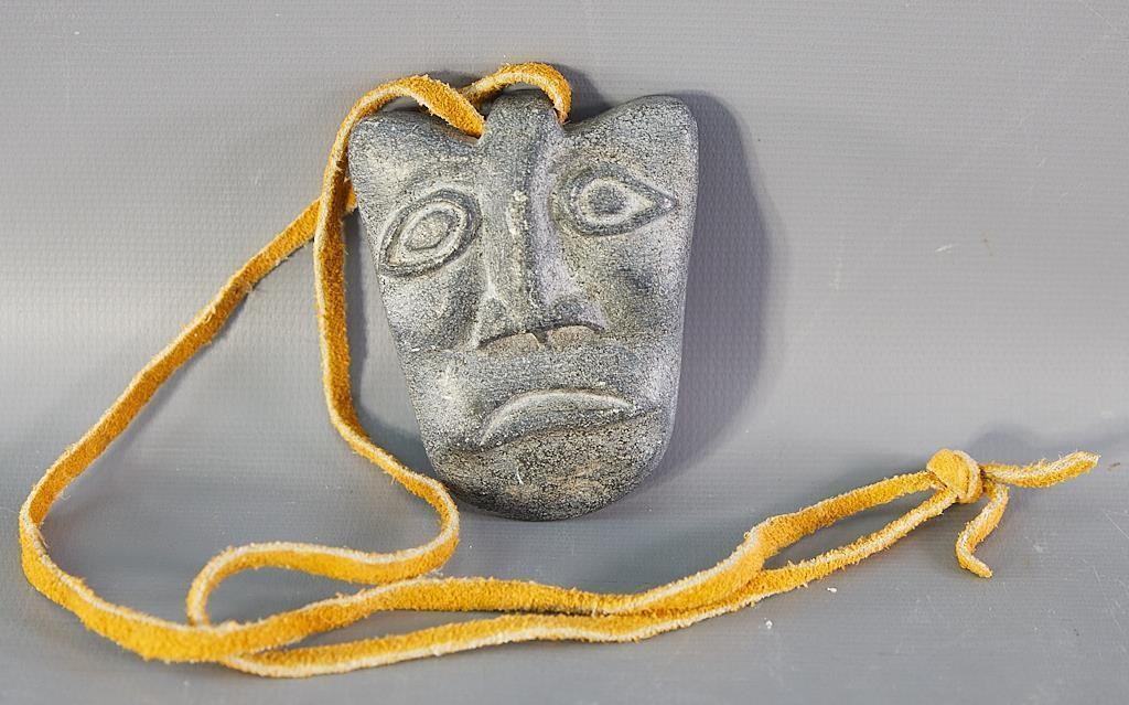 Inuit Carved Stone Pendant