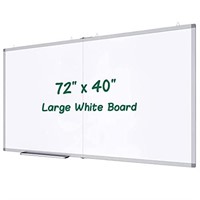 Large Magnetic Whiteboard, 72 x 40 Inch Big Wall