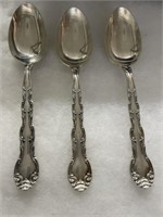 3 Service Sterling Spoons