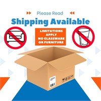 Shipping Available - Shipping & Handling Fees Appl