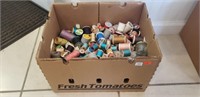 Box Of Assorted Sewing Threads