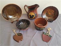Misc Redware Pottery