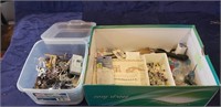 Box Of Assorted Sewing Related Items