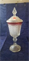 (1) Vintage Piece Of Decorative Glassware (16"
