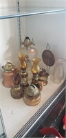 Assortment Of Vintage Oil Lamps
