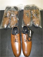 3 PAIRS URBNIDNTY MEN'S LACE-UP DRESS SHOES