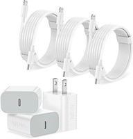 (2 Pack)  USB-C with 6FT USB C to Lightning Cables