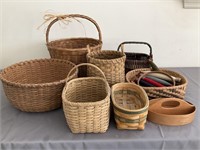 Variety of Baskets, Sewing & General Usage