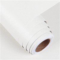 $86---36" x 200" Solid White Wallpaper Stick