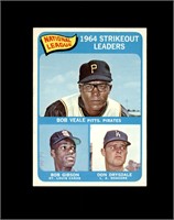 1965 Topps #12 Gibson/Drysdale VG to VG-EX+