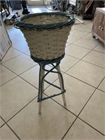 Wicker Type Plant Stand