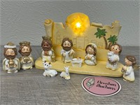 Adorable little light up nativity