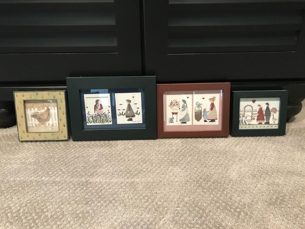 4 Small decorative frame print