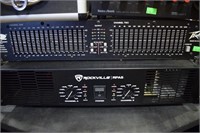 Rockville RPA5 Amplifier & Peavey Equalizer