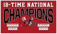 Alabama Crimson Tide 3x5 Championship Flag NEW