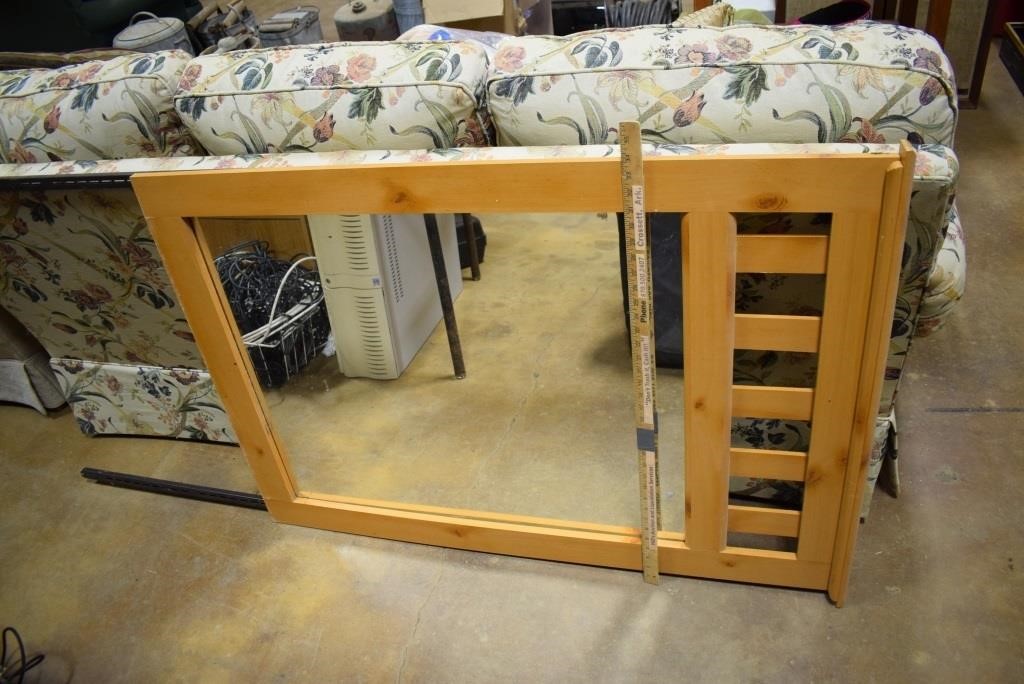 Wood Frame Mirror for Dresser