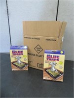 24 PACK OF MOUSE BAITED GLUE TRAPS - 4 PR PACK