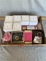 Assorted Jewelry and Boxes