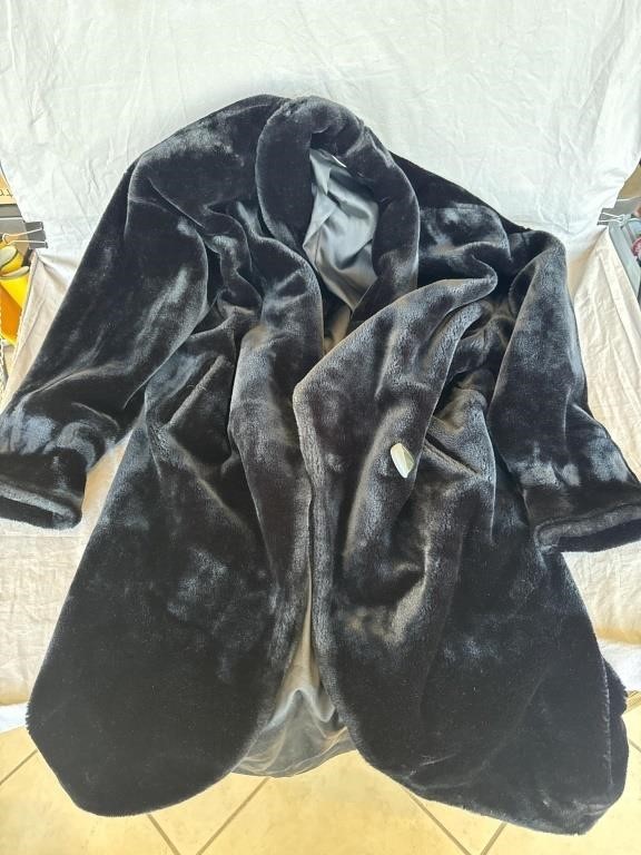 (2) Unknown Fur Type Coats