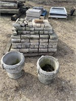 3 pallets assorted brick