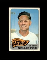 1965 Topps #485 Nellie Fox VG to VG-EX+