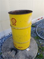Empty Shell Oil Barrel