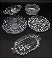 Various Fostoria Crystal Small Dishes