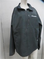 MEN'S COLUMBIA ZIP-UP JACKET XXL - BLACK