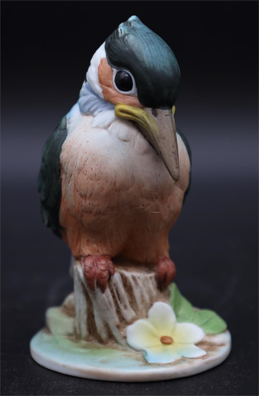Hand Painted Kingfisher by Andrea Made in Japan