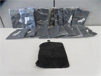 APPROX. 20 BLACK CLIP-ON POUCHES