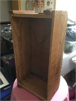 25” wide solid wood box