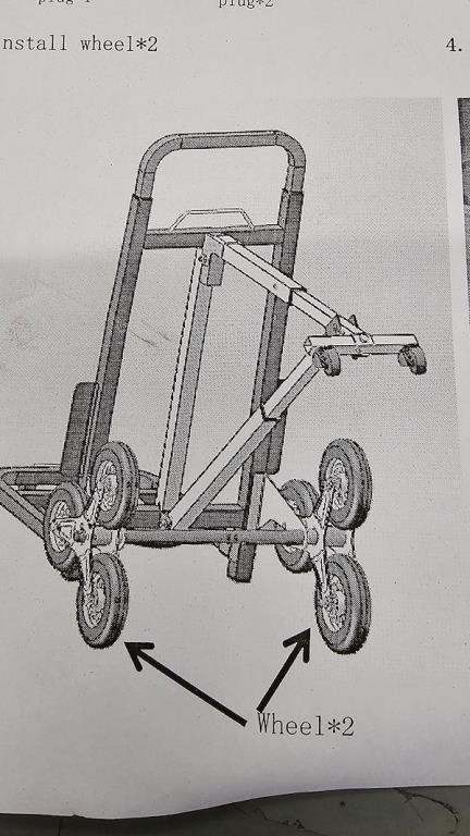 NEW DOLLY / STOCK CART ON WHEELS IN BOX (BLACK)