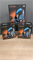 3 NEW KOTION EACH G1000 PRO GAMING HEADSETS