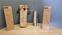 2 NEW MANUAL COFFEE GRINDERS IN BOXES