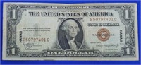 1935-A $1 Hawaii Note - Stain on Reverse