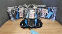 11 NEW 8-SOUL CELL PHONE POUCHES BLUE / BLACK