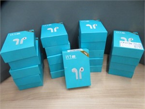 20 TRUE i11 5.0 WIRELESS HEADSETS W CHARGING CASES